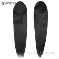 Top Quality Brazilian Ponytail Extensions Human Hair Ponytail Curly Drawstring Ponytails For Black Women